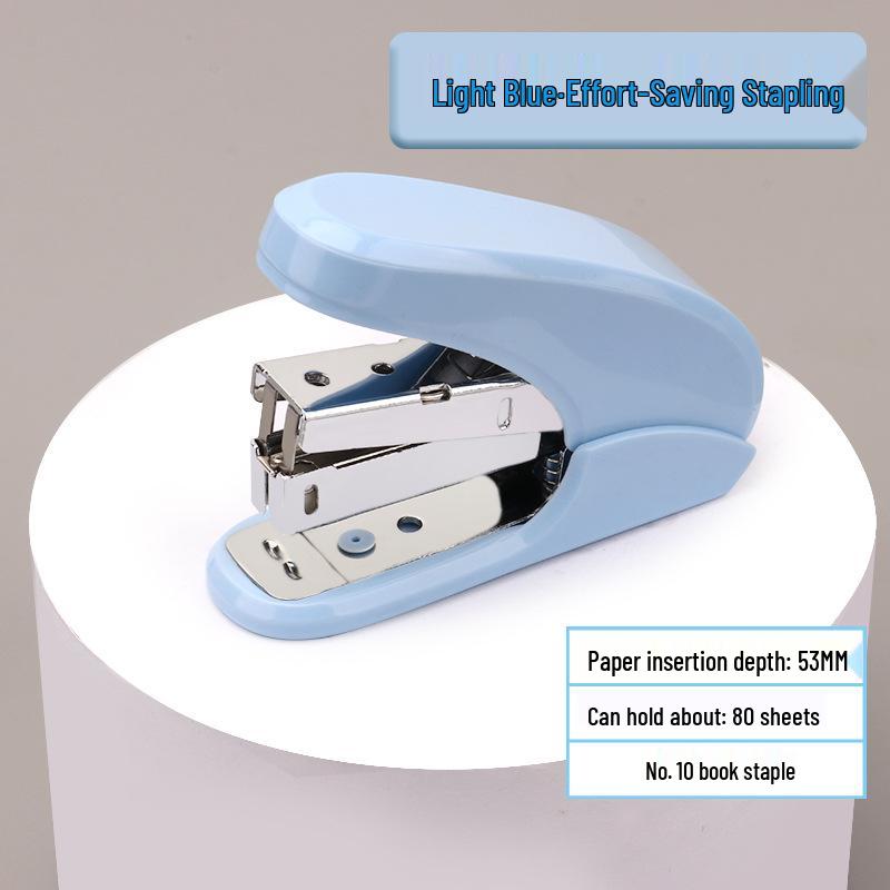 Effort-Saving Mini Stapler - Macaron Colors, Durable Office & Student Stationery