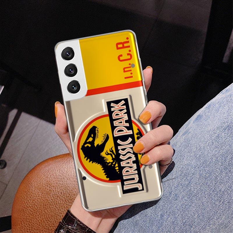 J-Jurassic Park Dinosaur World Phnoe Case for Samsung Galaxy S26 S25 Edge S23 S24 Ultra S22 Plus S21 S20 FE Unique Cover Soft Co