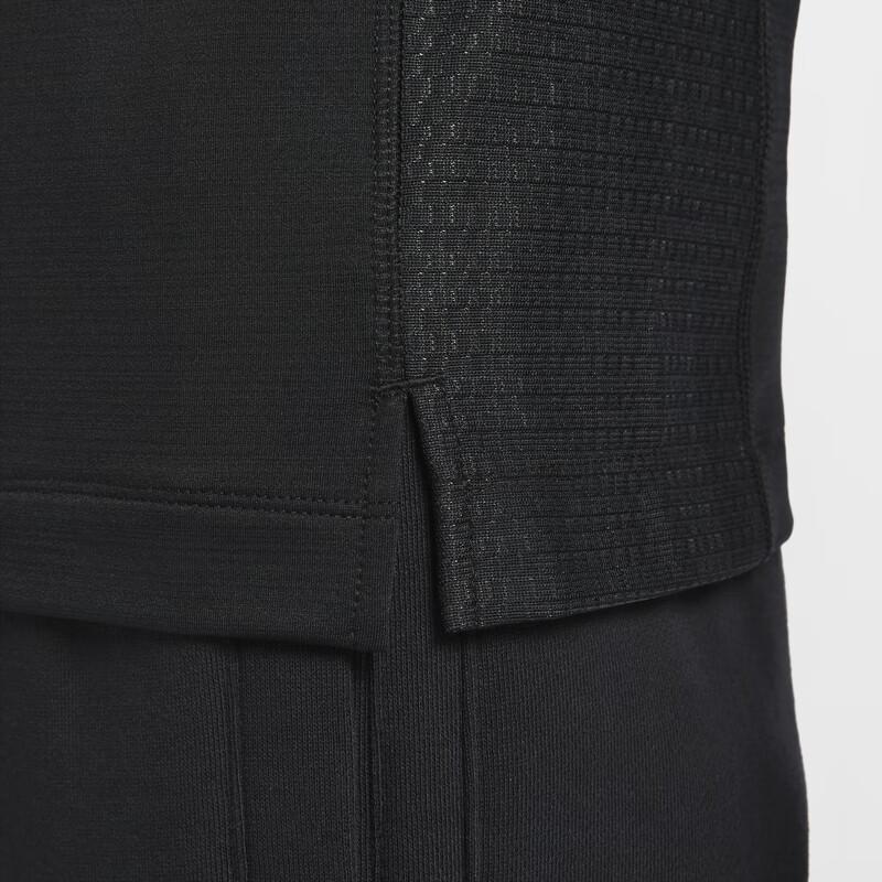 Nike DNA Dri-Fit LeBron Solid Color Quick-Dry Panel Pullover Long Sleeve Basketball Shirt Men tops Black FZ1031-010