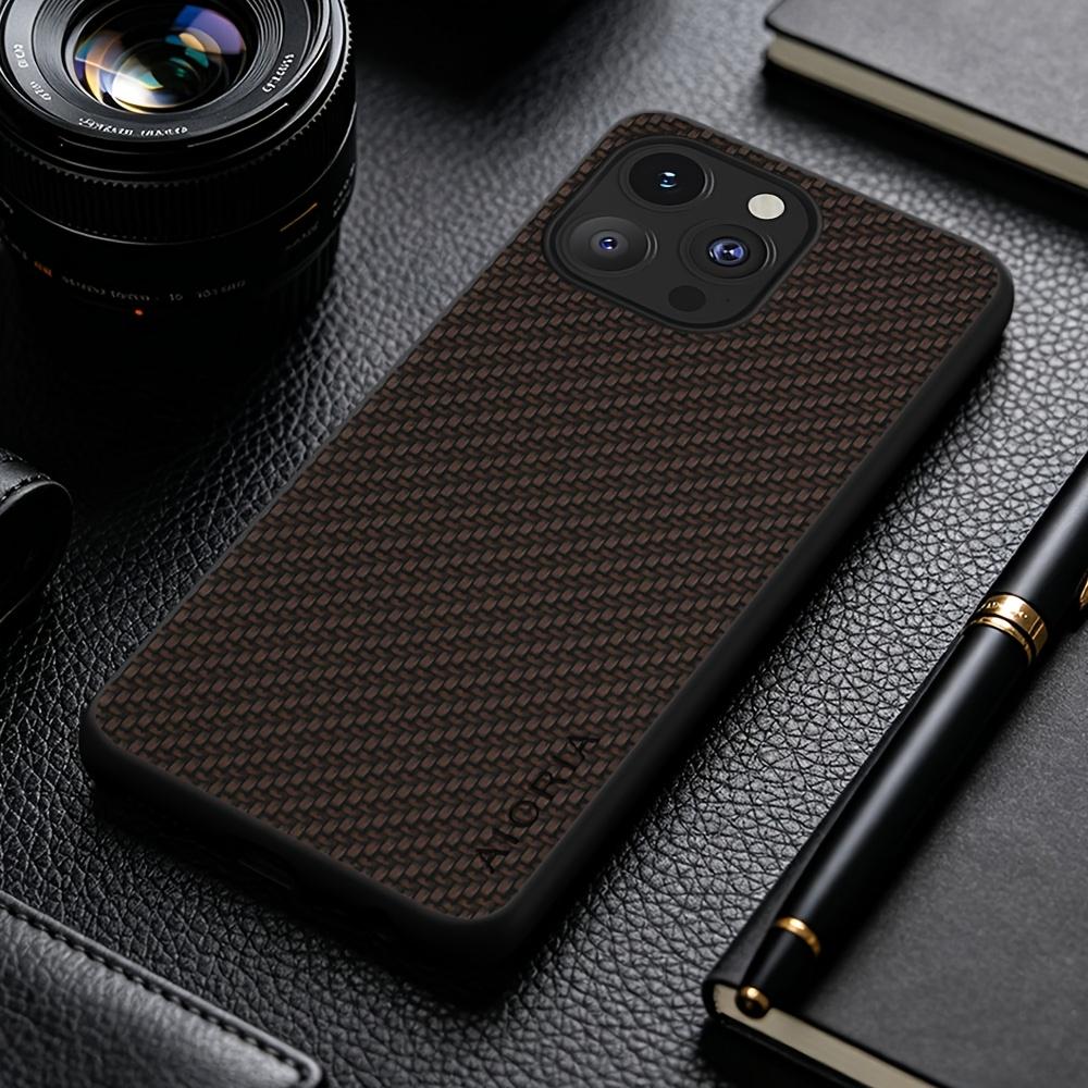Phone Case: New Fashion Phone Case for iPhone 15 14 13 Pro Max Plus Business Casual Faux Synthetic Leather Phone Cover