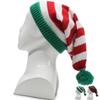 Adult Christmas Knitted Hat Elf Santa Beanies Santa Red and Green Knitted Crochet Hat