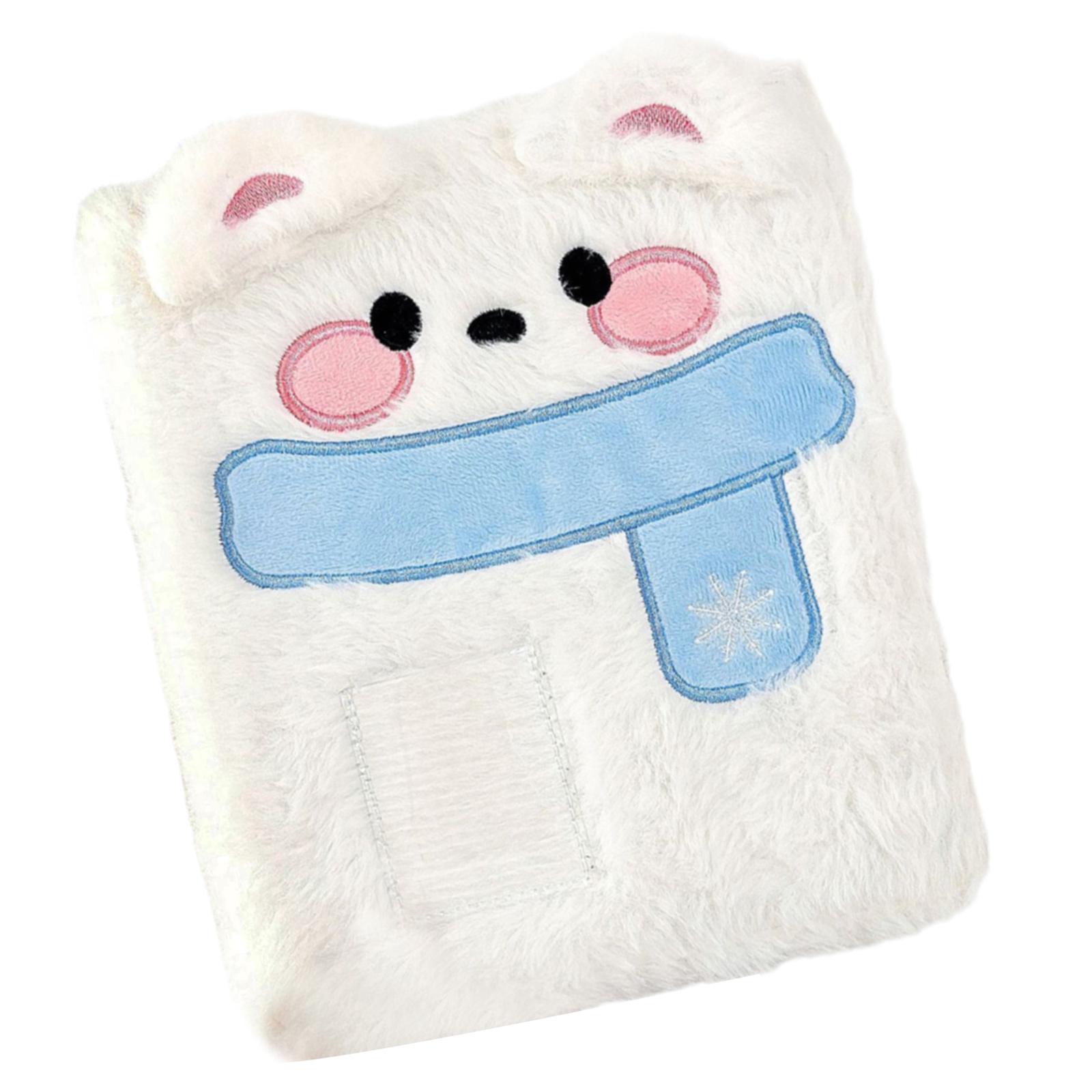 

Плюшевый А6 K-pop альбом для фотографий айдолов, обложка на 6 кольцах, держатель для фотокарточек, оболочка альбома, сменные страницы, книга для сбора фотографий A