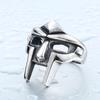 Vintage Classic Goth Hip Hop Mf Doom Mask Rings For Men Boys Punk Egyptian Pharaoh Stainless Steel Ring Fashion Jewelry Gifts