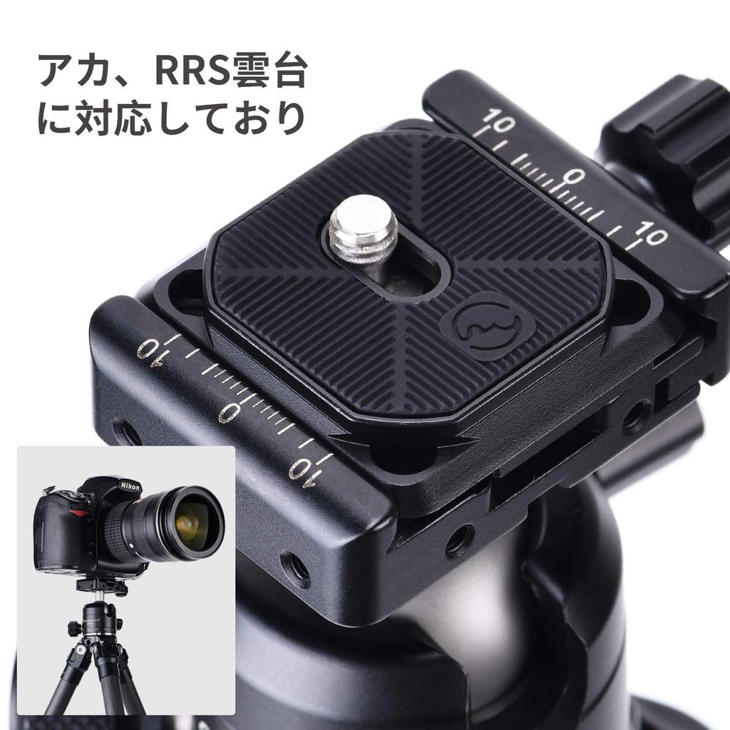 SWFOTO Camera Quick Release Camera Clip Pro Camera Plate Camera Click Compatible with RRS CP-39 Holder, 1/4" Screw, Arca-Swiss Compatible, Quick-Hook