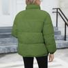 Plus Size Women's Warm Jacket Solid Color Loose Top