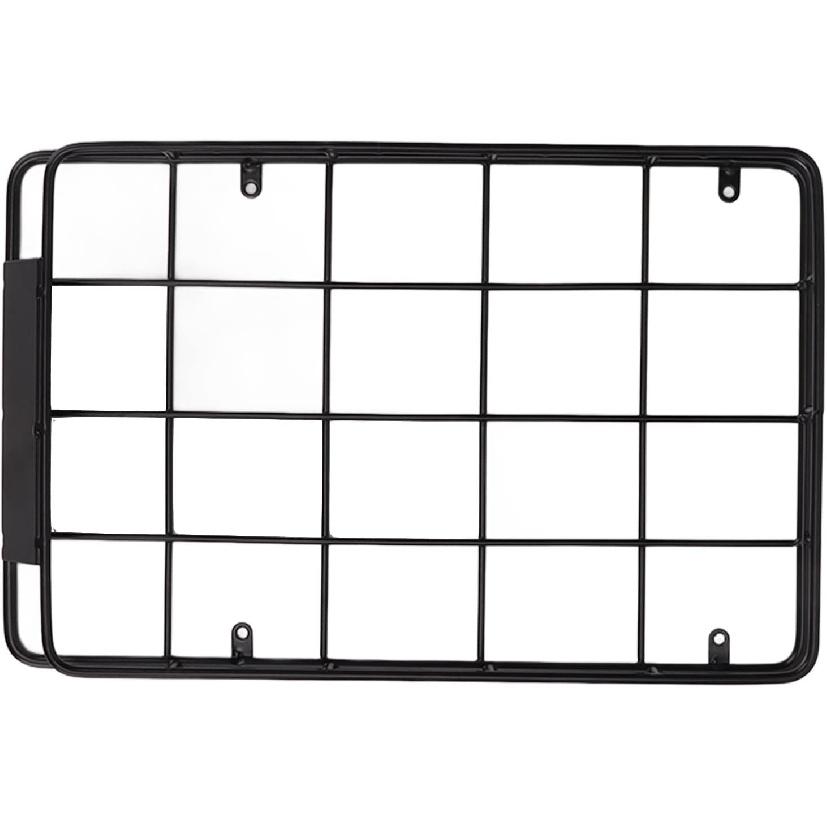 RC 1/10 Metal Roof Rack, RC Crawler Accessories High Strength RC Luggage Carrier RC Roof Rack RC Roof Luggage Rack for Axial SCX10 1/10 RC Crawler