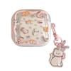 Pink Cat Earphone Cover Suitable for Apple AirpodsPro 2or3 1/2/3/4 Generation Bluetooth Earphone Protective Cover Sweet Pendant