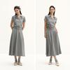 Semir Women's Pure Cotton Polo Shirt & Pleated Skirt Set
