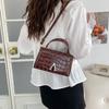 Personality Trend Crocodile Pattern Casual Small Square Bag Women's New Foreign Style Niche Chain Single Shoulder Messenger Bag