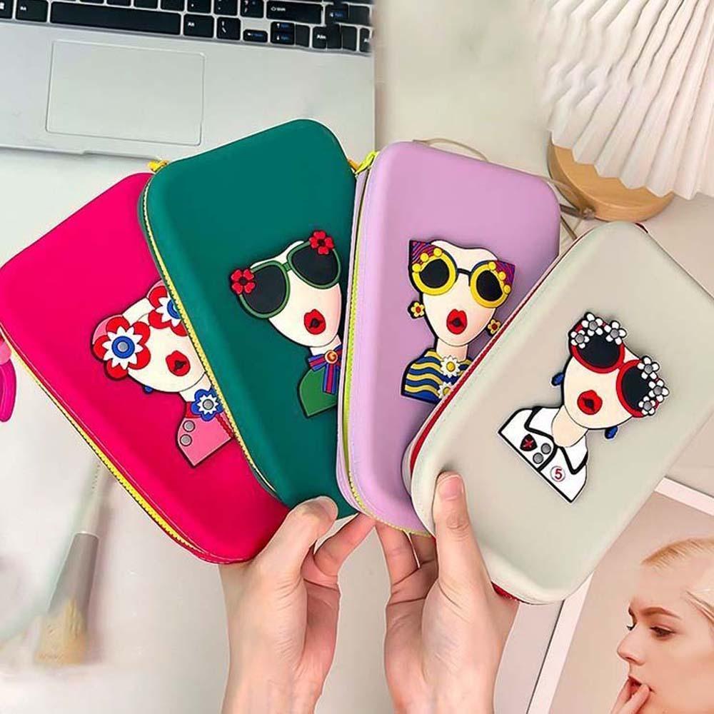 

Anti-lost Silicone Wrist Wallet Creative Waterproof Makeup Pouch Zipper Soft Case Women Style 6