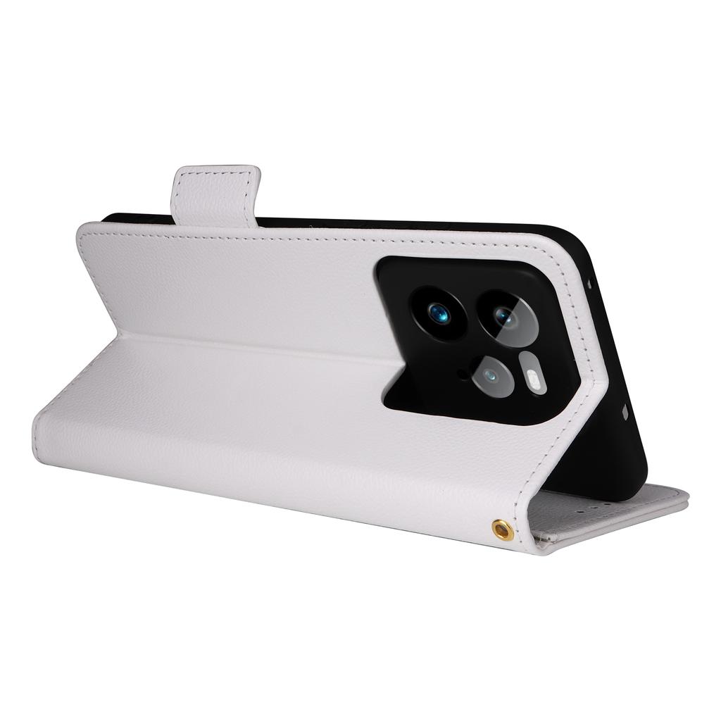 For Realme GT 7 Pro 5G Case with Wrist Strap Litchi Texture PU Leather Wallet Phone Cover