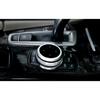Fit For BMW X5 X6 2014 2015-2018 Silver Aluminum Console Multimedia Knob Cover