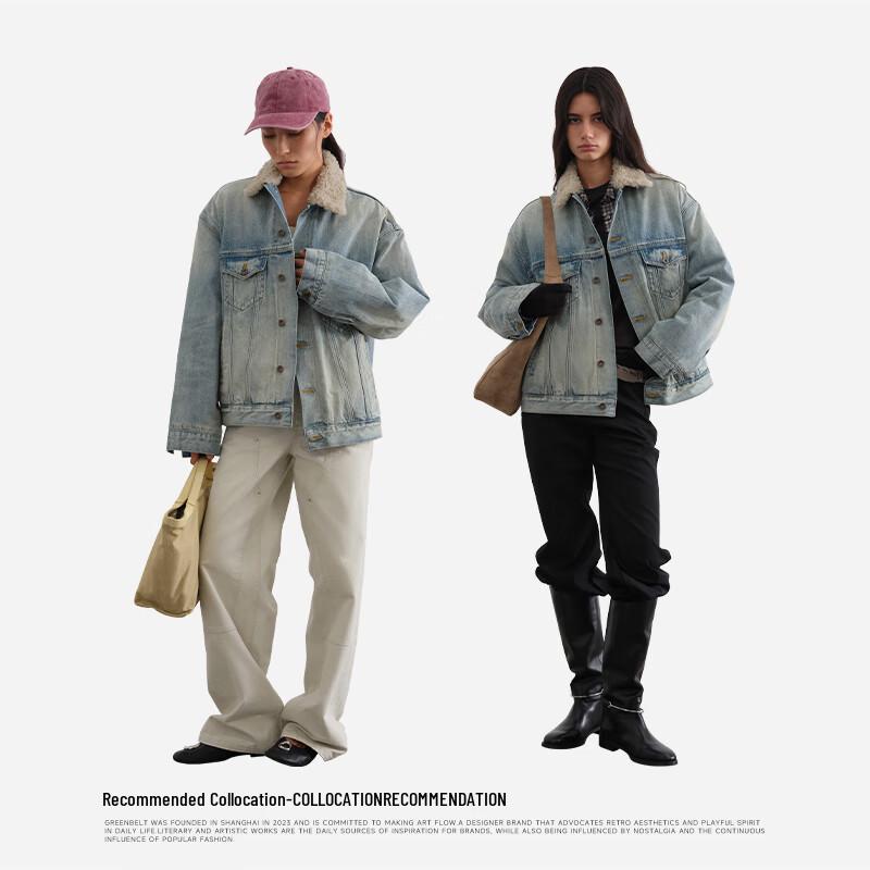 GREEN BELT Urban Traveler Winter Denim Jacket