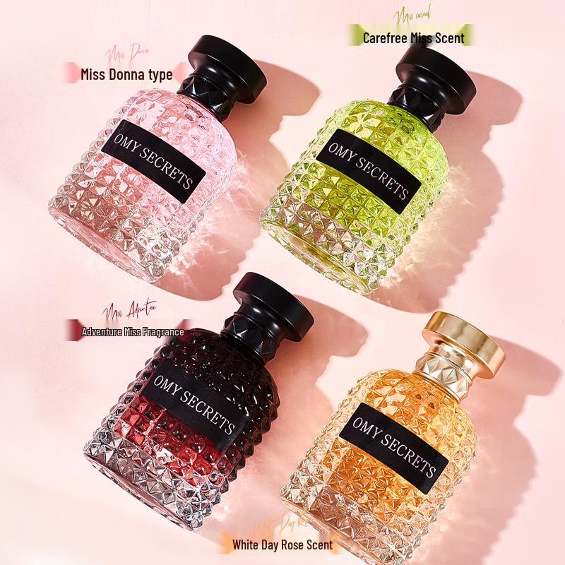 Adventure Miss Donna Rose Perfume: Long-lasting Light Fragrance with Stylish Rivet Design