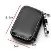 AABIE1 Leather Car Key Case Key Fob Cover Shell Bag Wallet For Mercedes benz AMG C E S GLE CLC Class W204 W203 W205 W124 W221 W213 W212