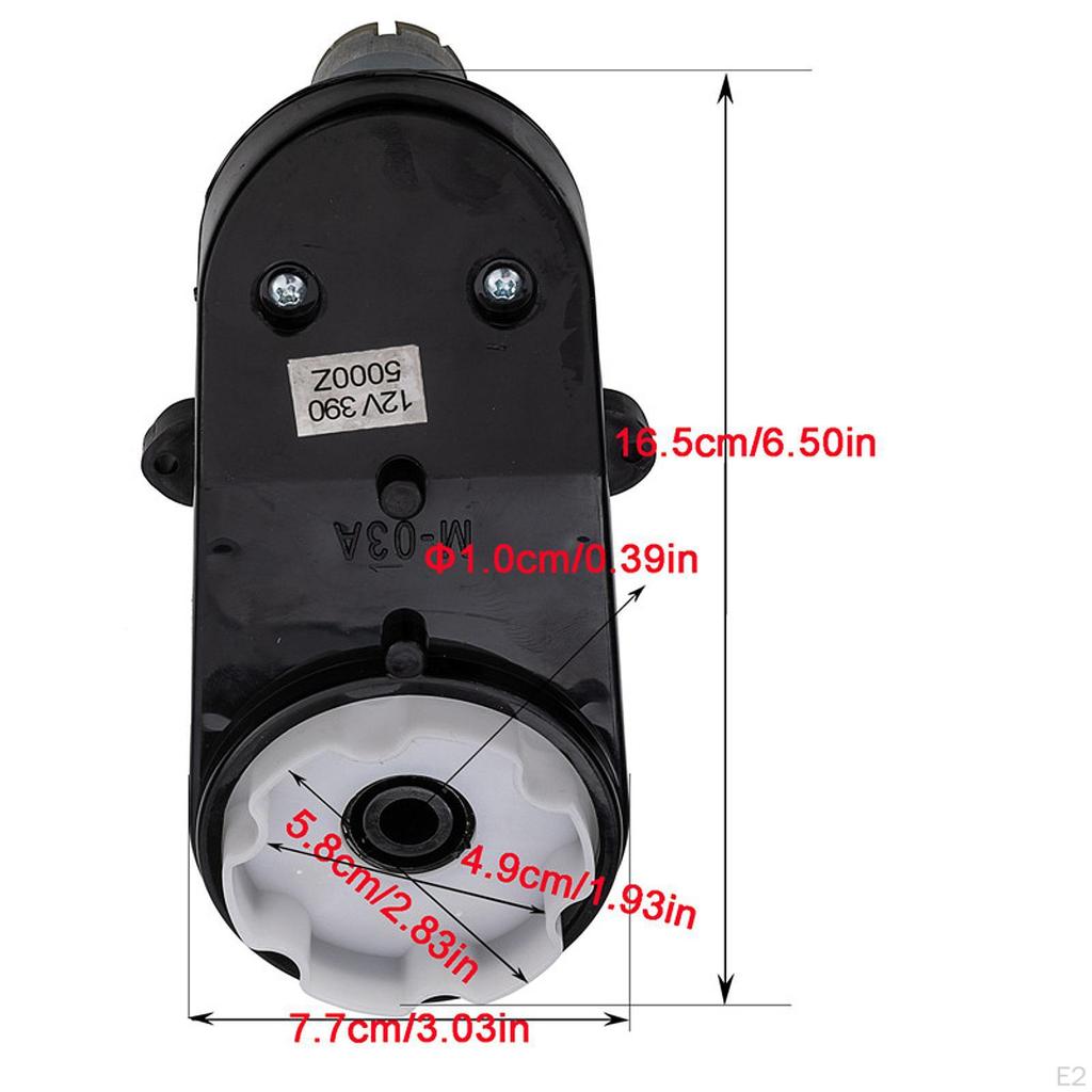 on Gearbox Electric Car Steering Motors High Speed 5000RPM RS390 with for Remote