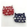 Kyoyu Made in Japan Kyoto Ear-shaped Pouch Approx. 10×13×4cm Cat Pattern Accessory Case Japanese Pat
