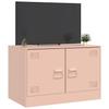 Pink TV Cabinet 67 x 39 x 44 cm Steel