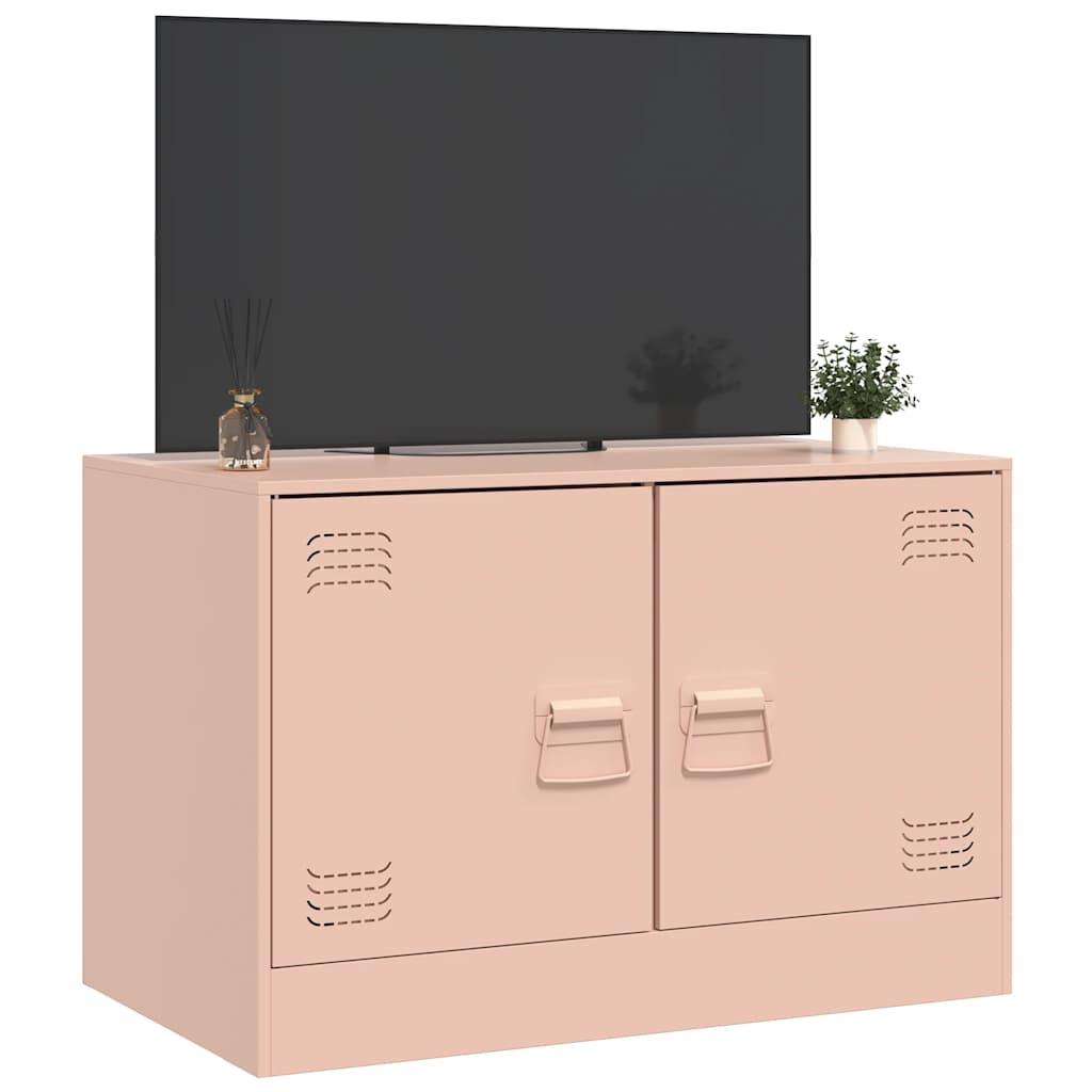 Pink TV Cabinet 67 x 39 x 44 cm Steel