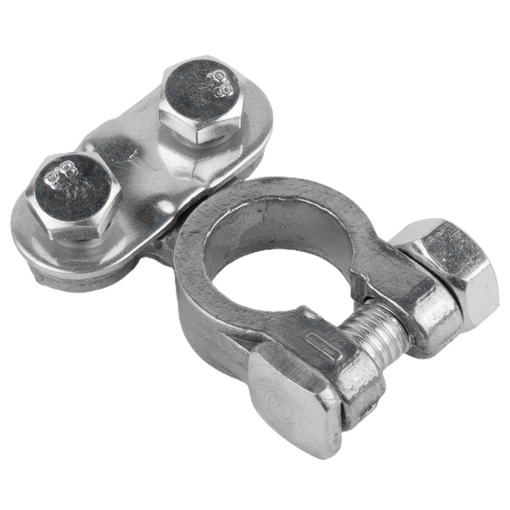2Pcs Car Battery Terminal Clamps Boat Truck Battery Terminals Connectors Clip 12V Conductive Caps For Car Van Caravan Motorhome