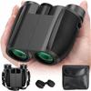 10x25 Binocular Telescope High Power Clear Lens Low Light Night Vision Gear Compact Portable Optical Device for Outdoor Hiking