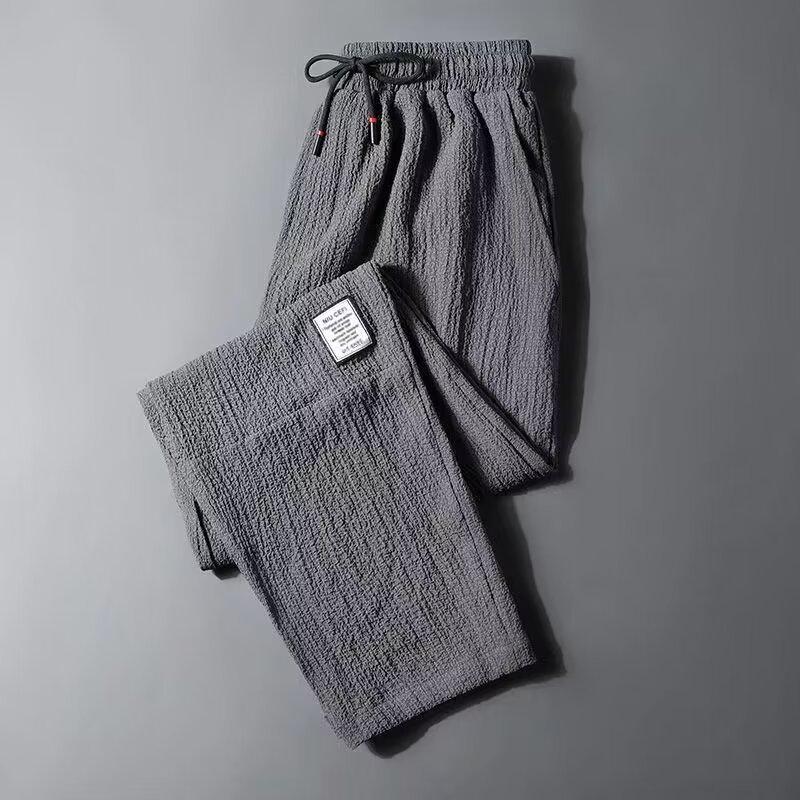 Men's Ice Silk Quick-Dry Casual Trousers for Summer
