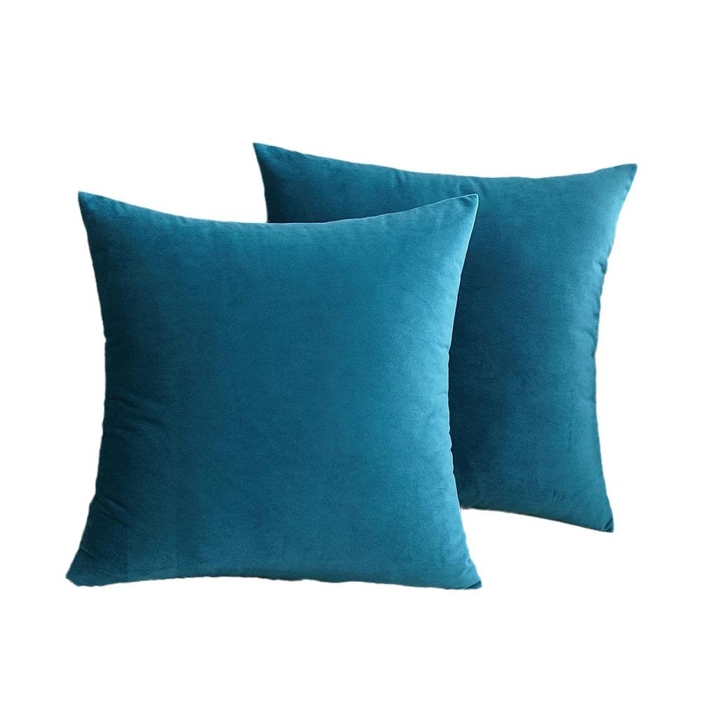 Nordic Style Velvet Pillowcase Home Cushion Detachable Wash Solid Color Dutch Velvet Honey Velvet Pillow Retro Style
