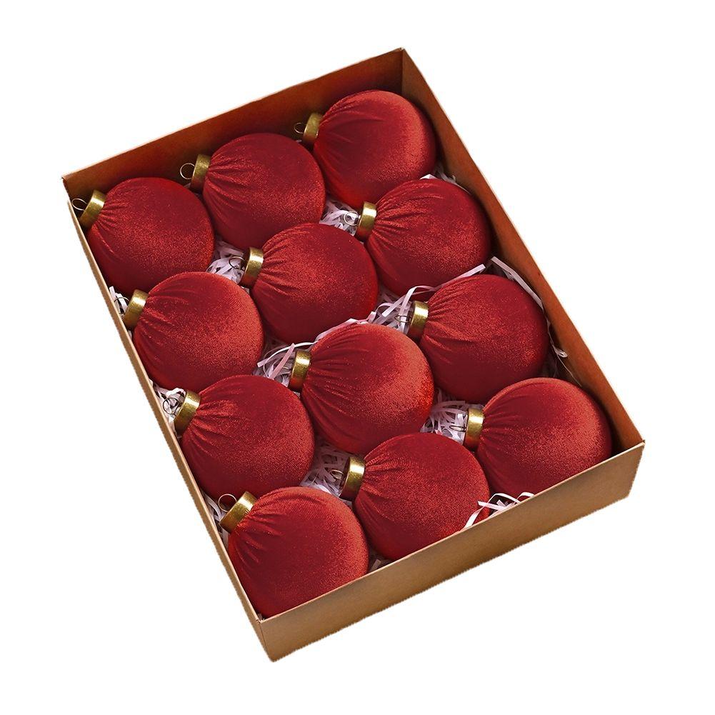Christmas Party Decor Navy Blue Christmas Ornaments Presentation Box For Gifts Holiday Tree Decor Matching Ornament Collection