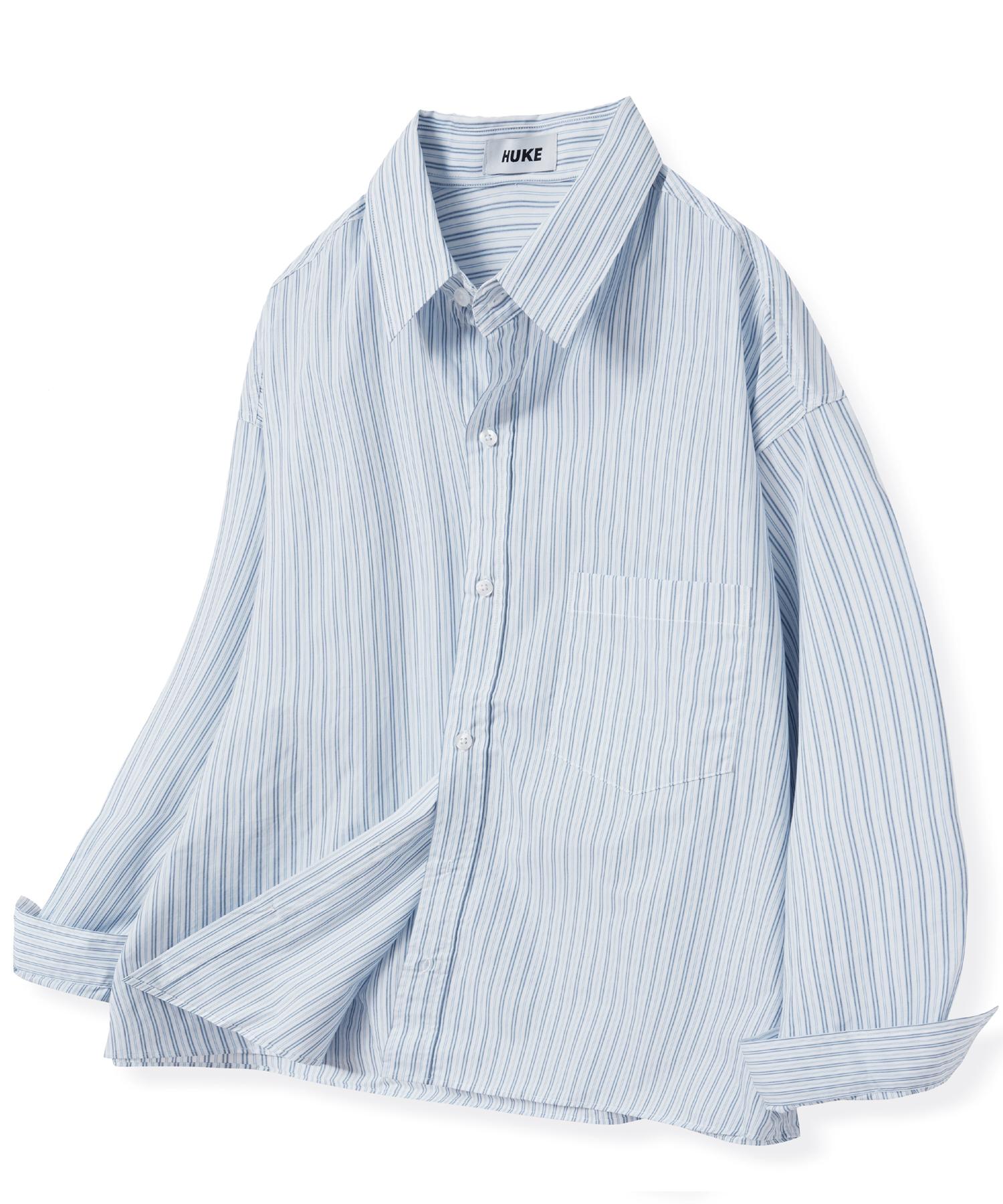 Hook The City Stripe Shirt (Navy) Free