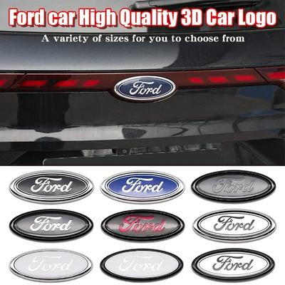 Novo Adesivo de Carro 2026 Ford Novo 2025 Quente ABS Grade Frontal do Carro Porta-malas Traseiro Emblemas Adesivos Para Ford Focus Mondeo Edge Ecosport