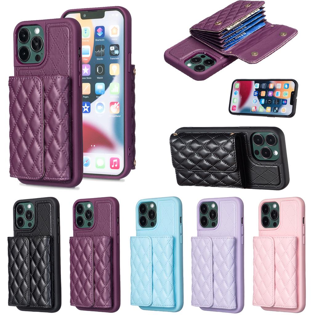 Shoulder Strap Lanyard Wallet Leather Case for IPhone 14 15 Pro Max 13 12 11 XS XR 7 8 Plus SE 2022 Cards Holder Crossbody Cover