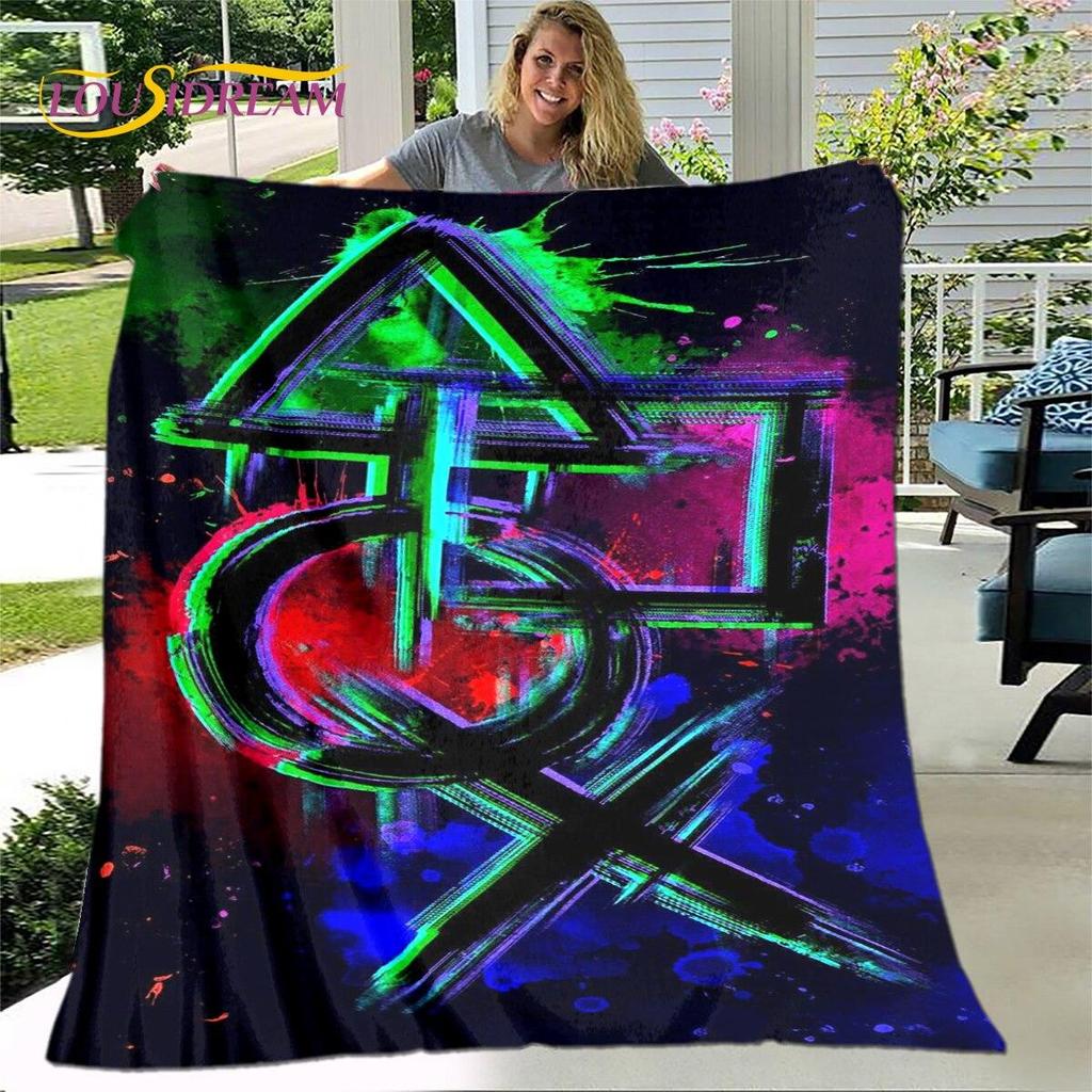 Frohe Weihnachten Neujahr Cartoon-Decke, Flanelldecke, Überwurfdecke, weiche warme Decke für Wohnzimmer, Schlafzimmer, Betten, Sofa, Geschenk