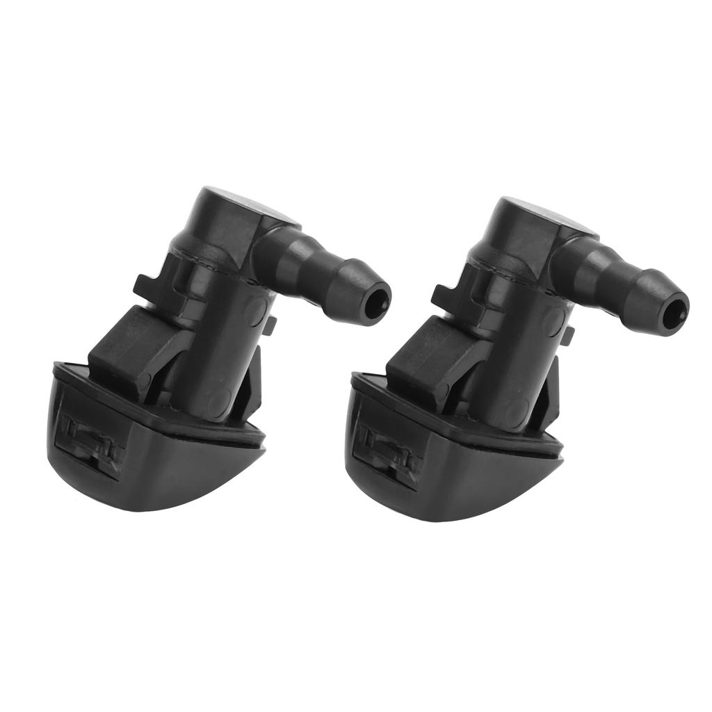 2pcs Windshield Washer Spray Jet Nozzle 986303X900 Black ABS Replacement for Rio 2011‑2016