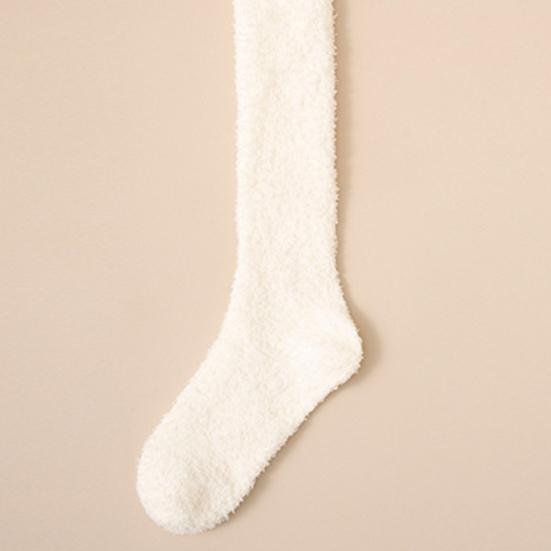 Women Thigh High Socks Extra Long Soft Leg Warmers Fuzzy Over Knee Boot Stockings Fleece Warm Plush Socks