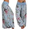 European and American Digital Print Wide Leg Harem Pants - 2020 Collection