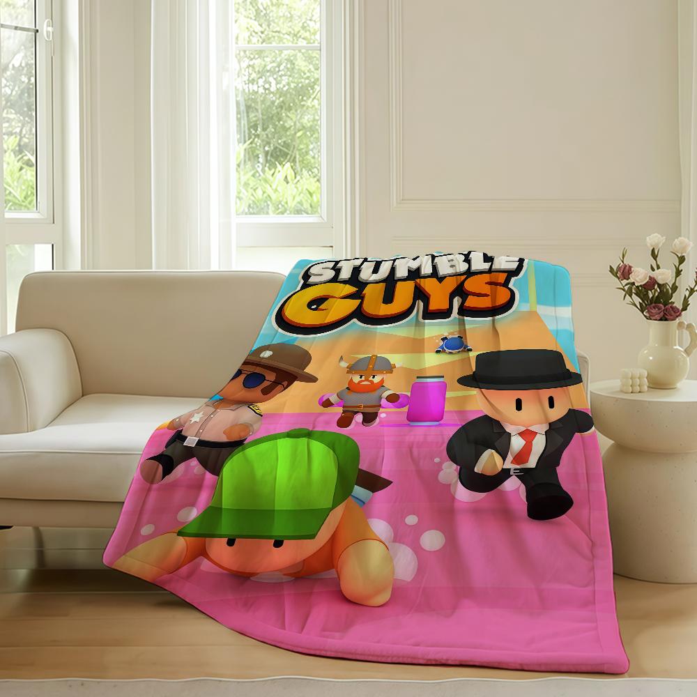 Adventure games S-stumble G-guys Blanket For Sofa Office Bed Plane Travel Sleep Read Relax Camping Soft And Warm