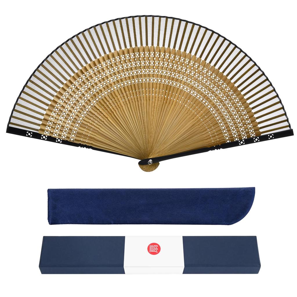 Ganve Folding Made in Durable and Premium Comes with a Bag and Gift and Folding Perfect for Summer Day Fireworks Festival Yukata Kimono Summer