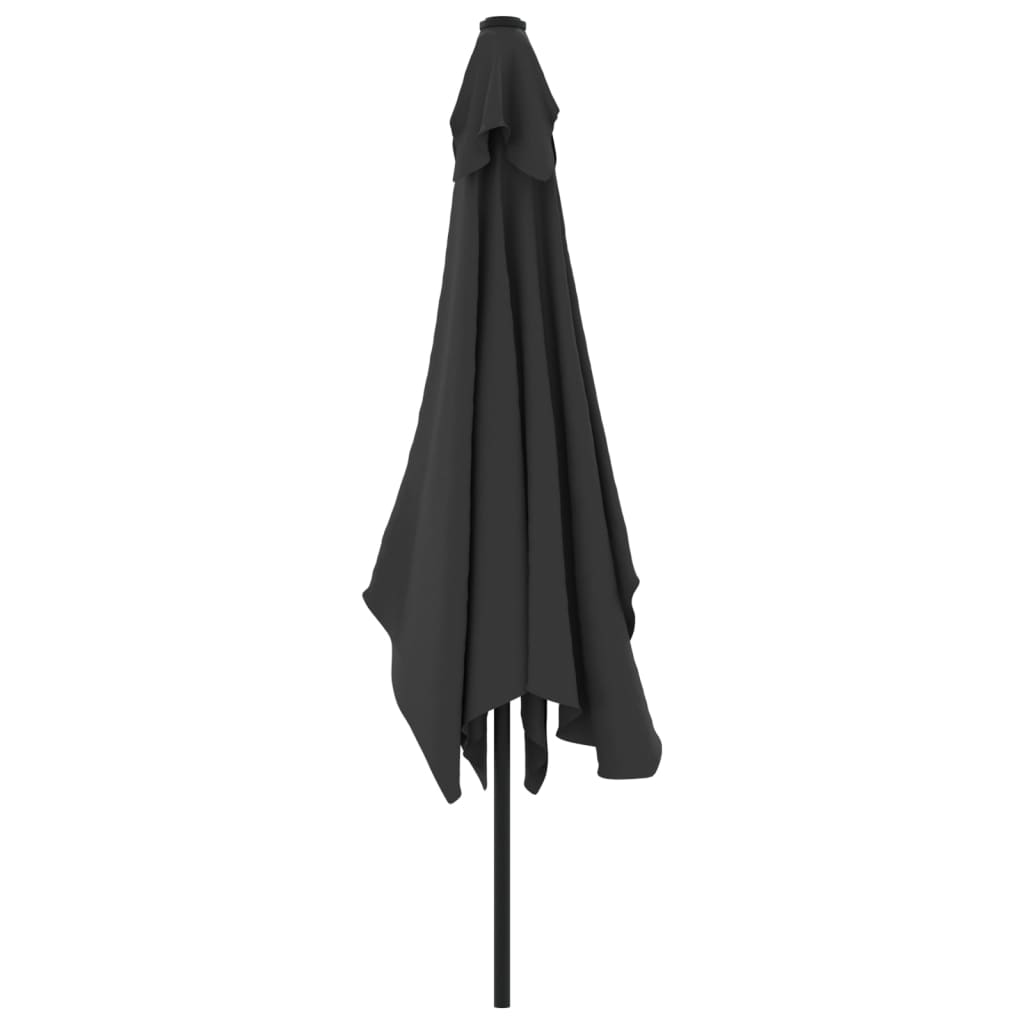 Patio Umbrellas Outdoor Parasol With Metal Pole 300X200 Cm