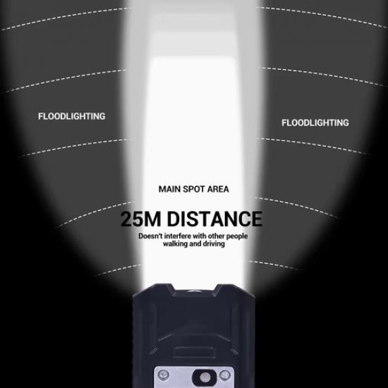 9 LED Bicycle Headlight Tail Light USB Rechargeable Bike Scooter Flashlight Set