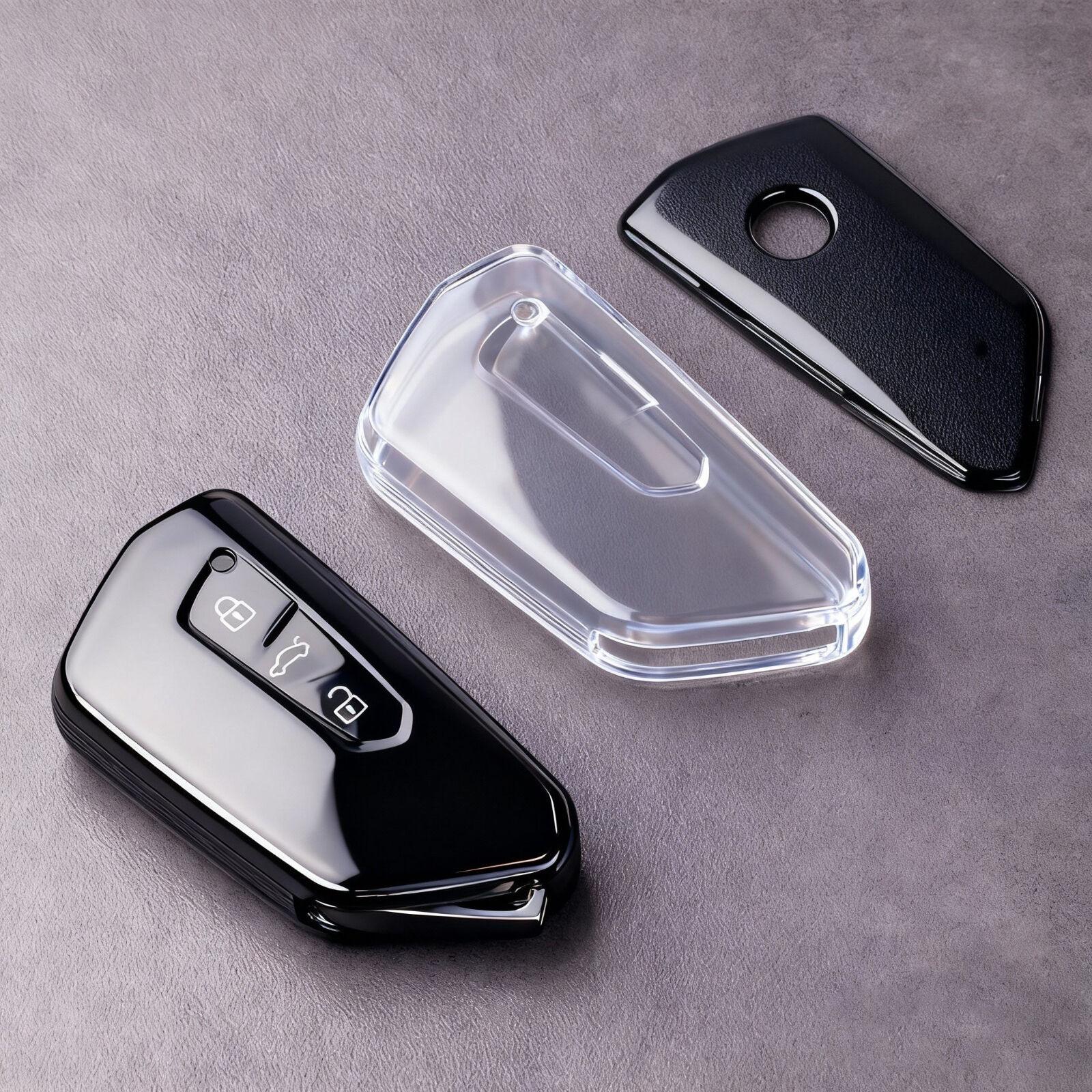 

Soft Tpu Car Key Case For Vw Volkswagen Golf 8 Id.3 Id.4 Skoda Octavia A8 Mk4 Mk8 Gti R Seat Leon Mk4 Cupra Formentor Key Holder