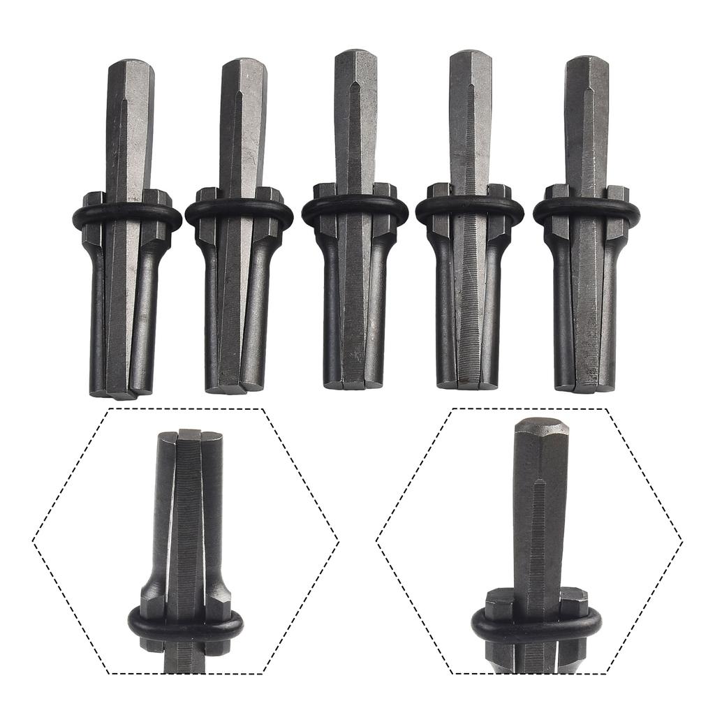 5PCS 18mm Metal Rock Stone Splitters Stone Splitter Grey For Splitting Hard Stone/rock/granite/ Marble/concrete/basalt/sandstone