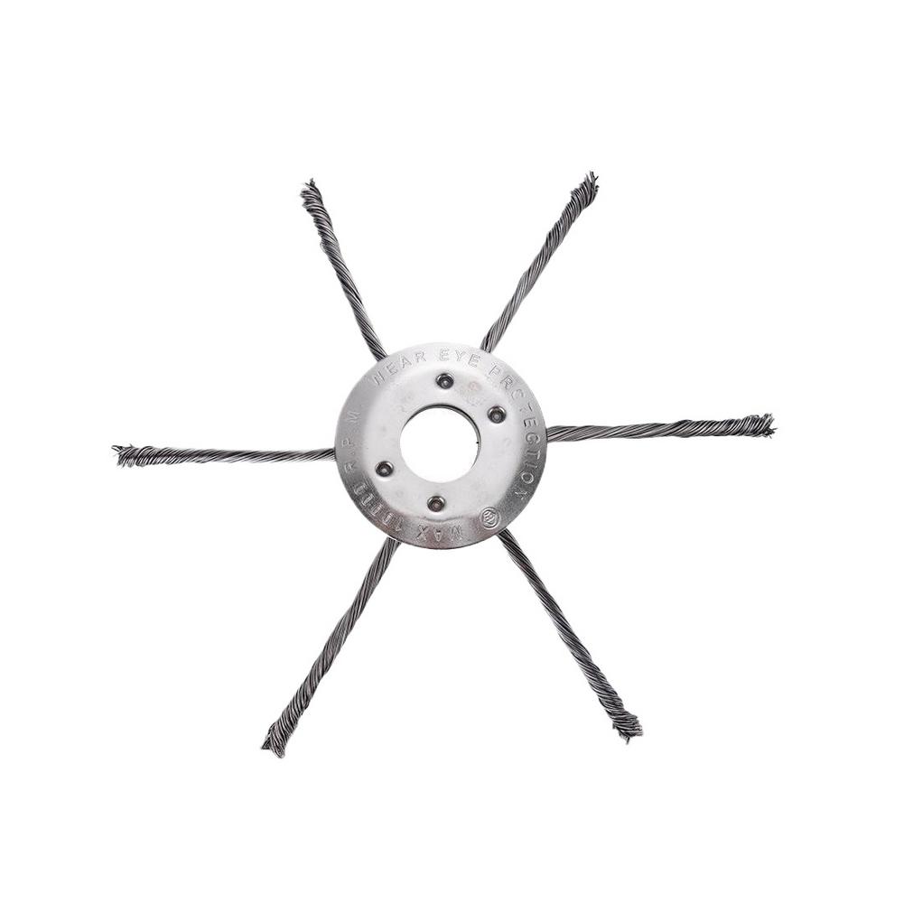 Steel Wire Trimmer Head for Gas Weed Eater 7/8/9 Inch Heavy-Duty Brush Cutter Replacement For Stihl FS55, Husqvarna 128LD