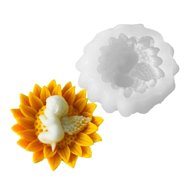 Portable Angelic Figurine Designs Sturdy Silicone Mould Accessory for Confectionery Art Fashionable Multipurpose 1