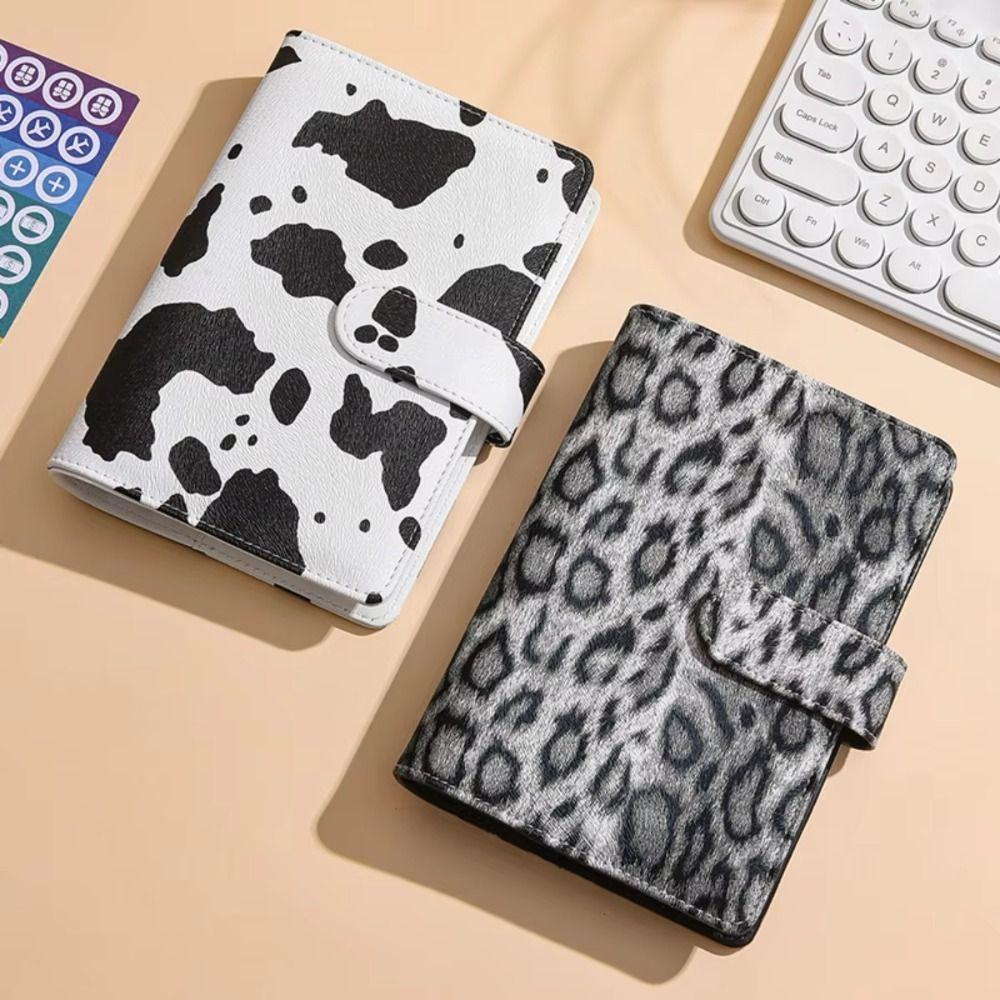 Colorful Handbook Storage Bag PU Money Saving Envelope Soft Budget Binder Planner Budget Planner