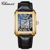 Chenxi Relógio Automático de Ouro de Luxo Masculino Business À Prova d'Água Esqueleto Tourbillon Mecânico de Pulso