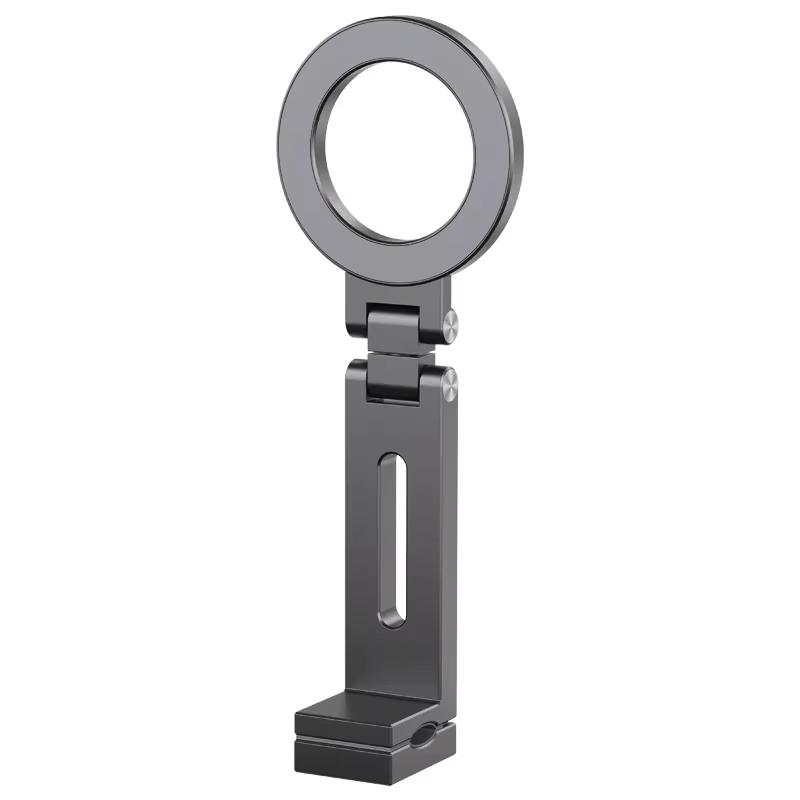 

Car Portable Magnetic Phone Holder Travel Essentials Flexible Rotation Hands-Free Airplane Phone Mount Seat Phone Stand Durable серый