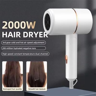 Hair Dryer Mini Folding 750W with Carrying Bag Hot Air Anion Hair Care for Home Travel Hair Dryer Dormitory Blow Drier Hot Comb