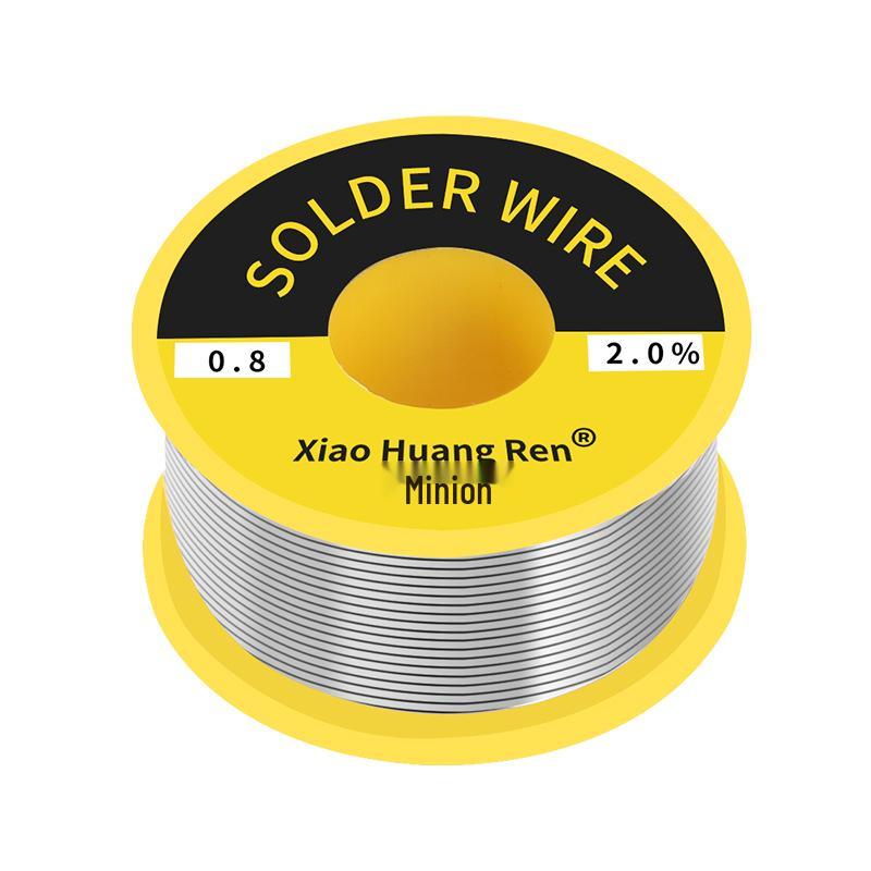 Minion High Purity Rosin Core Leaded Solder Wire, 0.5-0.6mm, No-Clean Roll