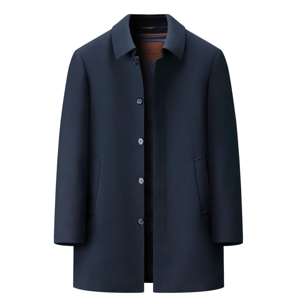 2025 Herren Business Casual Jacke mit abnehmbarem Daunenfutter - Winter Dicke Oberbekleidung