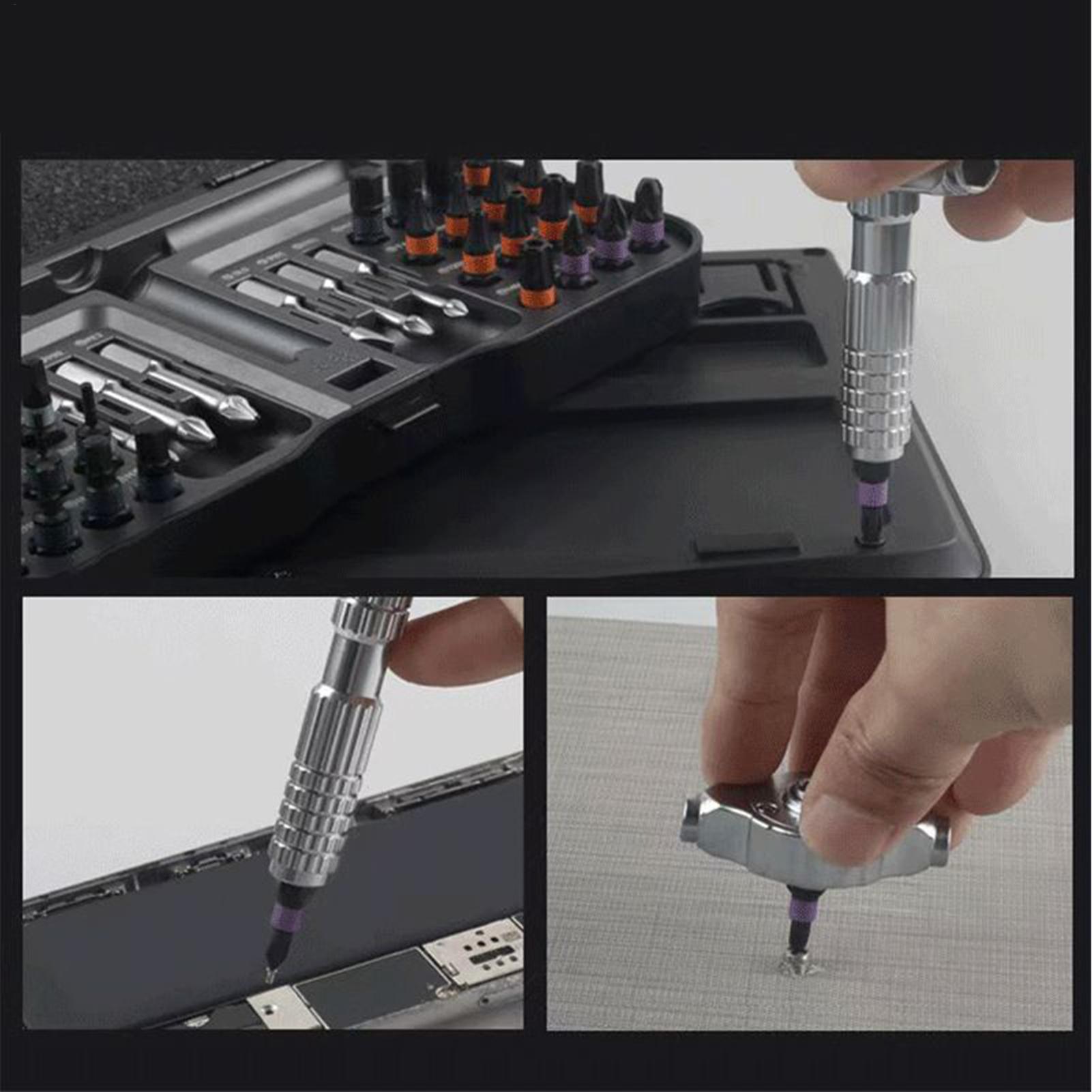 

Magnetic Screwdriver Set Magnetic Precision Bits With Detachable Handle And Case Precision Repair Tool Kit For Home Repair China Mainland